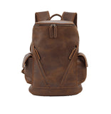 Woosir Large Leather Travel Backpack for 14" Laptop