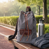 Canvas Sling Bag for Sports exact product scene side lifestyle