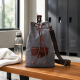 Canvas Sling Bag for Sports exact product scene front lifestyle