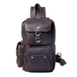Vintage Leather Multi-Pocket Chest Bag live 1688 clean front