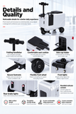 SL03 electric suitcase details and build quality