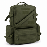 Woosir 45L Outdoor Tactical Backpack clean white front Army Green variant
