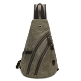 Woosir Vintage Canvas Sling Chest Bag product view 02