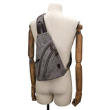 Woosir Vintage Canvas Sling Chest Bag product view 05