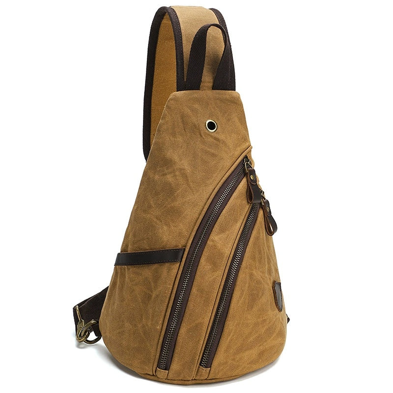 Woosir Vintage Canvas Sling Chest Bag product view 07