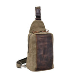 Woosir Vintage Canvas Chest Bag product view 02