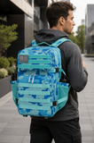 Woosir Camouflage Tactical Backpack clean model lifestyle view