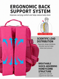 9L tactical backpack ergonomic S-curve strap and breathable back support