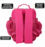 9L tactical backpack breathable air-mesh back panel and hidden divider