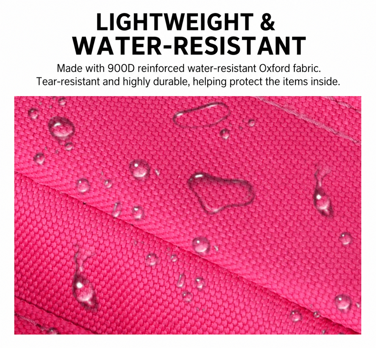 9L tactical backpack lightweight water-resistant 900D Oxford fabric detail