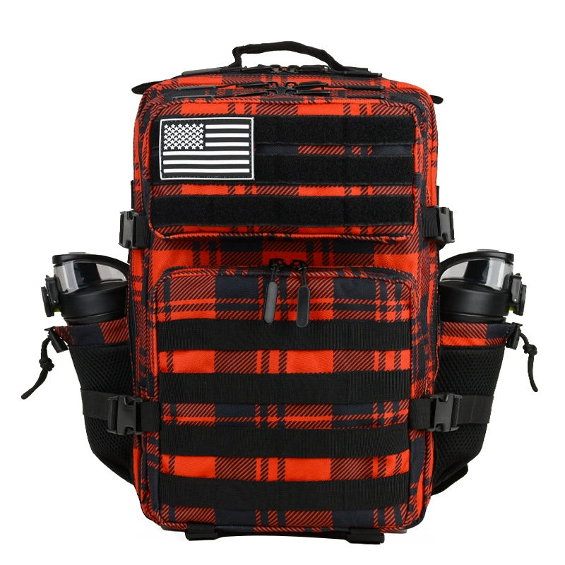 Woosir Camouflage Tactical Backpack 1688 Red Black Plaid variant image