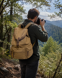 Woosir canvas-vintage-camera-bag-compatible-1-camera-3-lens generated model 1