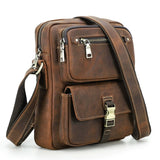 Coffee leather iPad bag clean product view