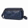 Woosir Vintage Full-Grain Leather Compact Shoulder Bag blue variant