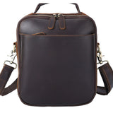 Woosir Vintage Genuine Leather Shoulder Bag leather shoulder bag 05 back