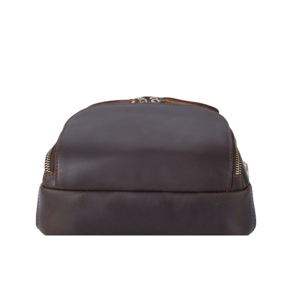 Woosir Vintage Genuine Leather Shoulder Bag genuine leather shoulder bag 16 clean bottom