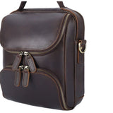 Woosir Vintage Genuine Leather Shoulder Bag leather shoulder bag dark brown variant dark brown variant