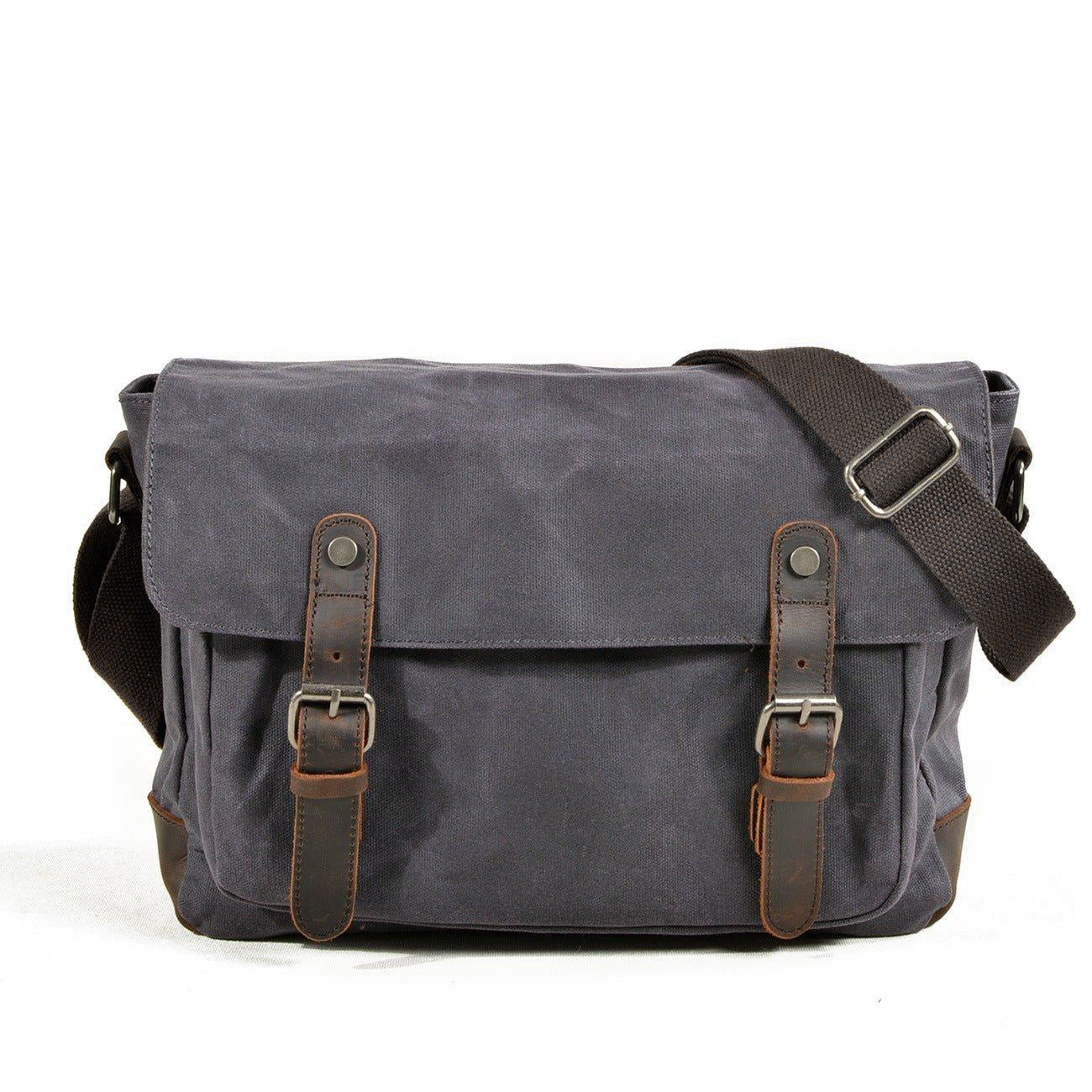 Canvas Mens Messenger Bag Crossbody