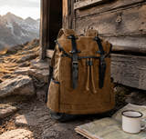 Woosir generated scene 1 | mens-outdoor-large-capacity-canvas-travel-climbing-backpack