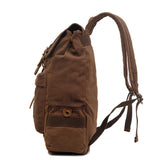 Outdoor Cotton Canvas Backpack - Woosir