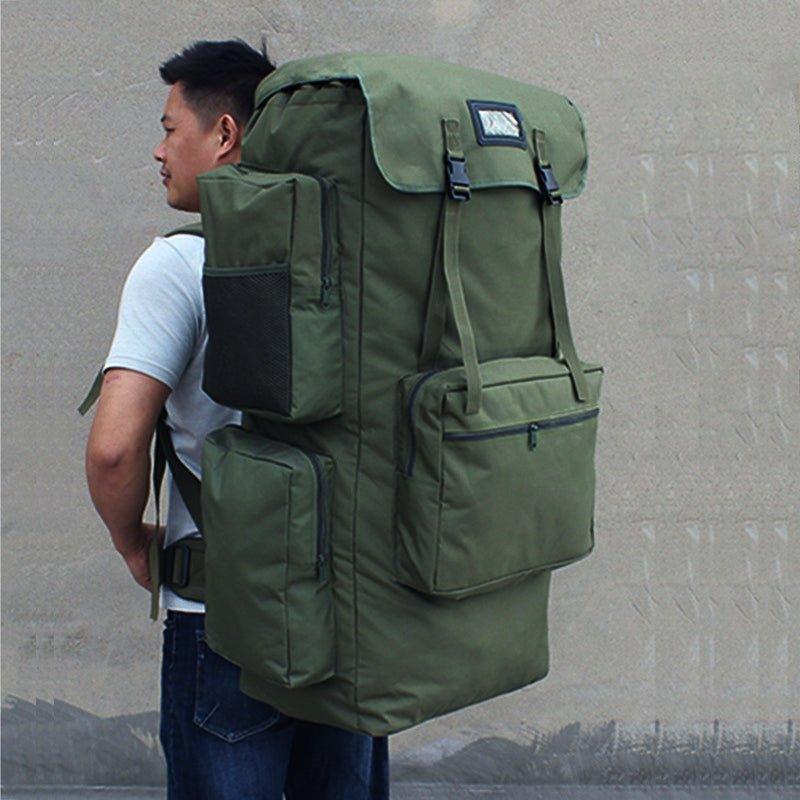 130L Outdoor Military Molle Tactical Backpack Rucksack Camping Hiking  Travel Bag