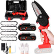 Woosir Upgraded 24V Mini Chainsaw With 2 Batteries 2 Chain - Woosir