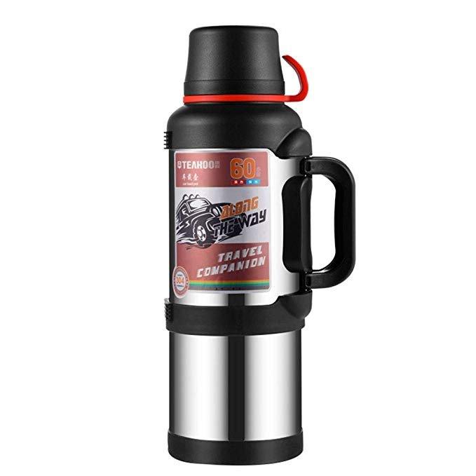 304 Stainless Steel Big Capacity Thermos Bottle 3L /4L Outdoor Travel  Coffee Mugs Thermal Vaccum Water