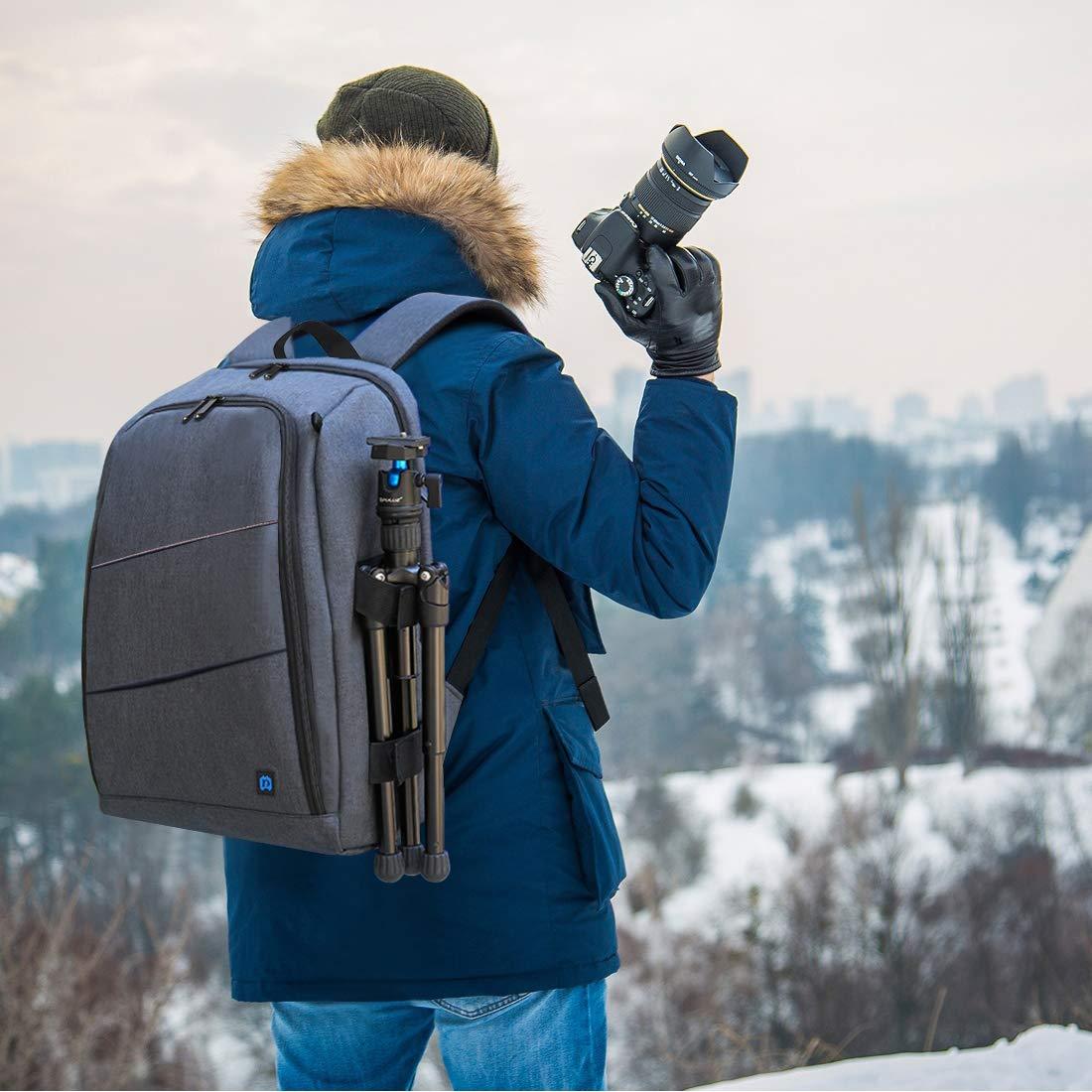 Camera Backpack for Travel with Charging Port - Woosir