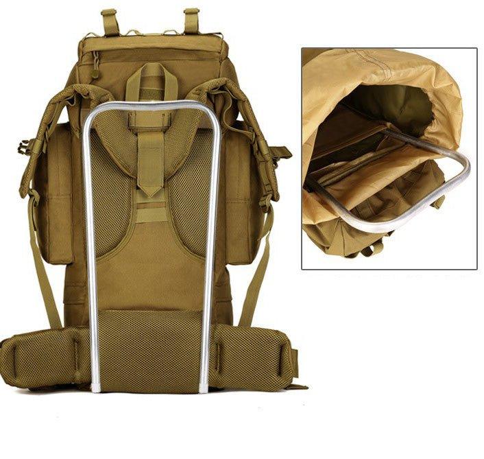WintMing 70L Large Camping Hiking Backpack Tactical Military Molle Ruc–
