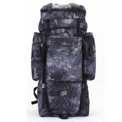 70L Camping Molle Backpack Mountaineering Climbing 100L, Black / 70L 70L Camping Molle Backpack Mountaineering Climbing 100L, Black / 70L