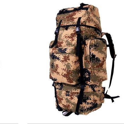70L Camping Molle Backpack Mountaineering Climbing 100L, Desert Camouflage / 100L 70L Camping Molle Backpack Mountaineering Climbing 100L, Desert Camouflage / 100L