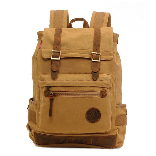 Outdoor Cotton Canvas Backpack - Woosir