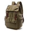 Travel and School Cotton Canvas Backpack for Laptop - Woosir