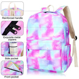 Woosir Girls Backpack Tie Dye School Bookbags - Woosir