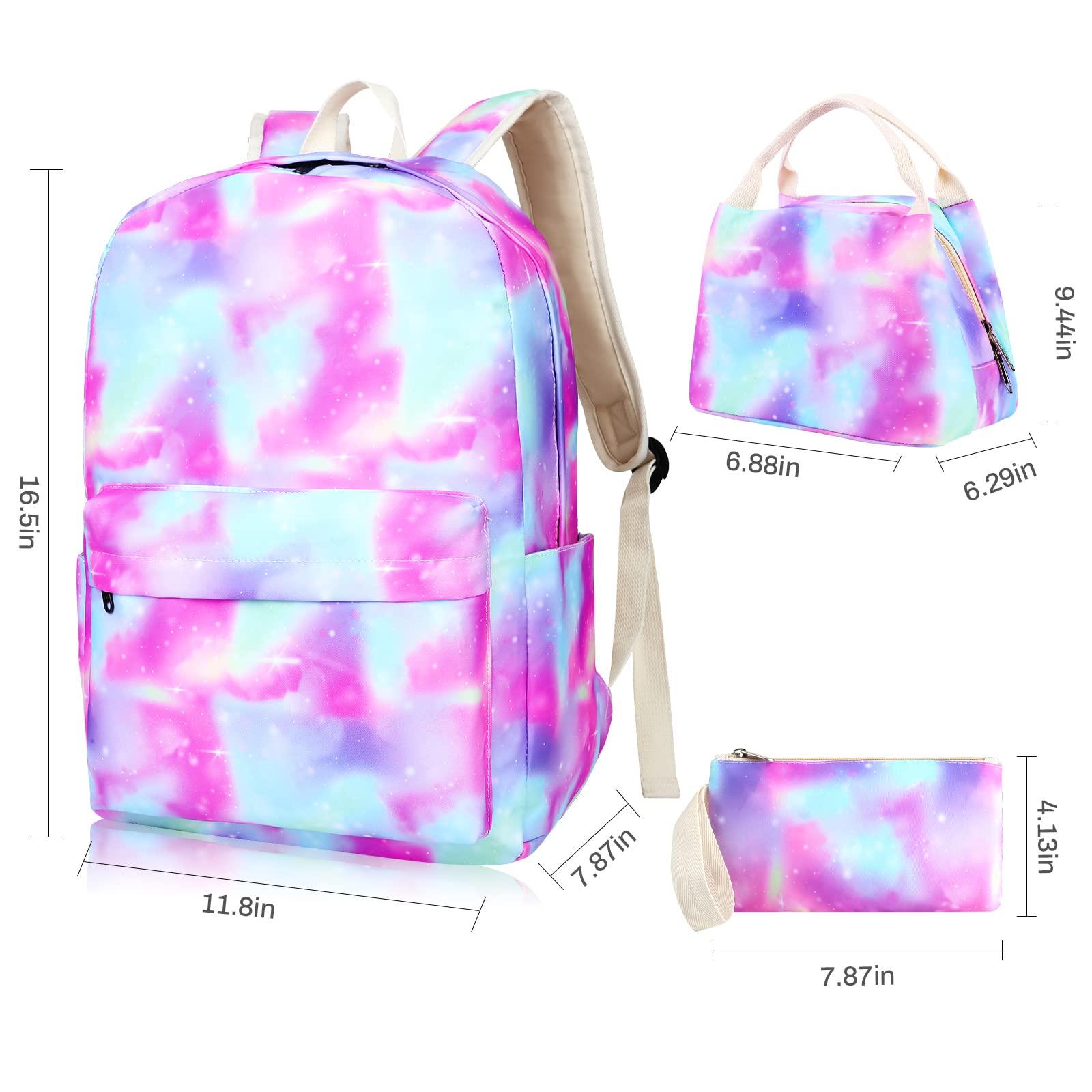 Woosir Girls Backpack Tie Dye School Bookbags - Woosir