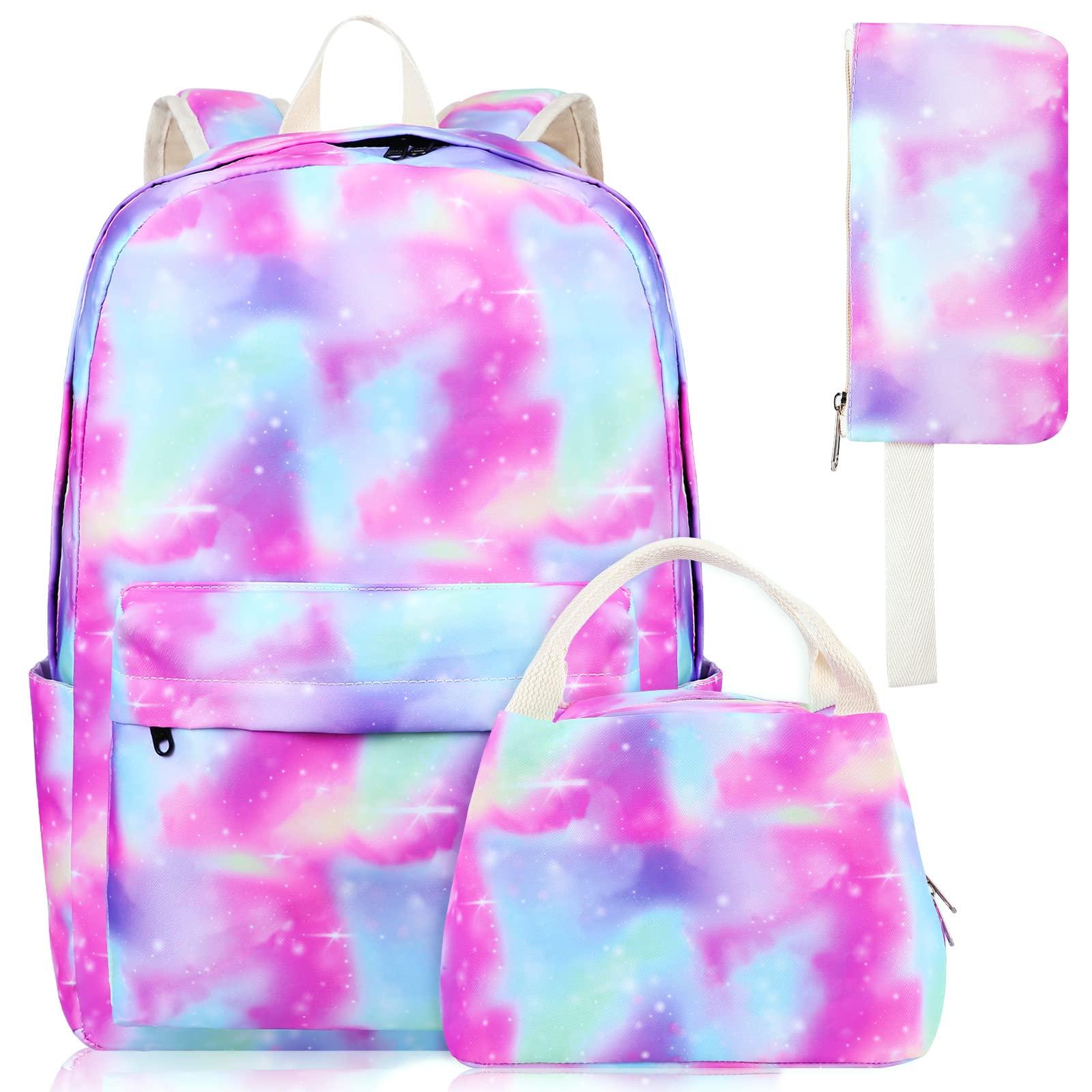 Woosir Girls Backpack Tie Dye School Bookbags - Woosir