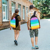 Woosir Rainbow Large Pop Backpack for Kids - Woosir