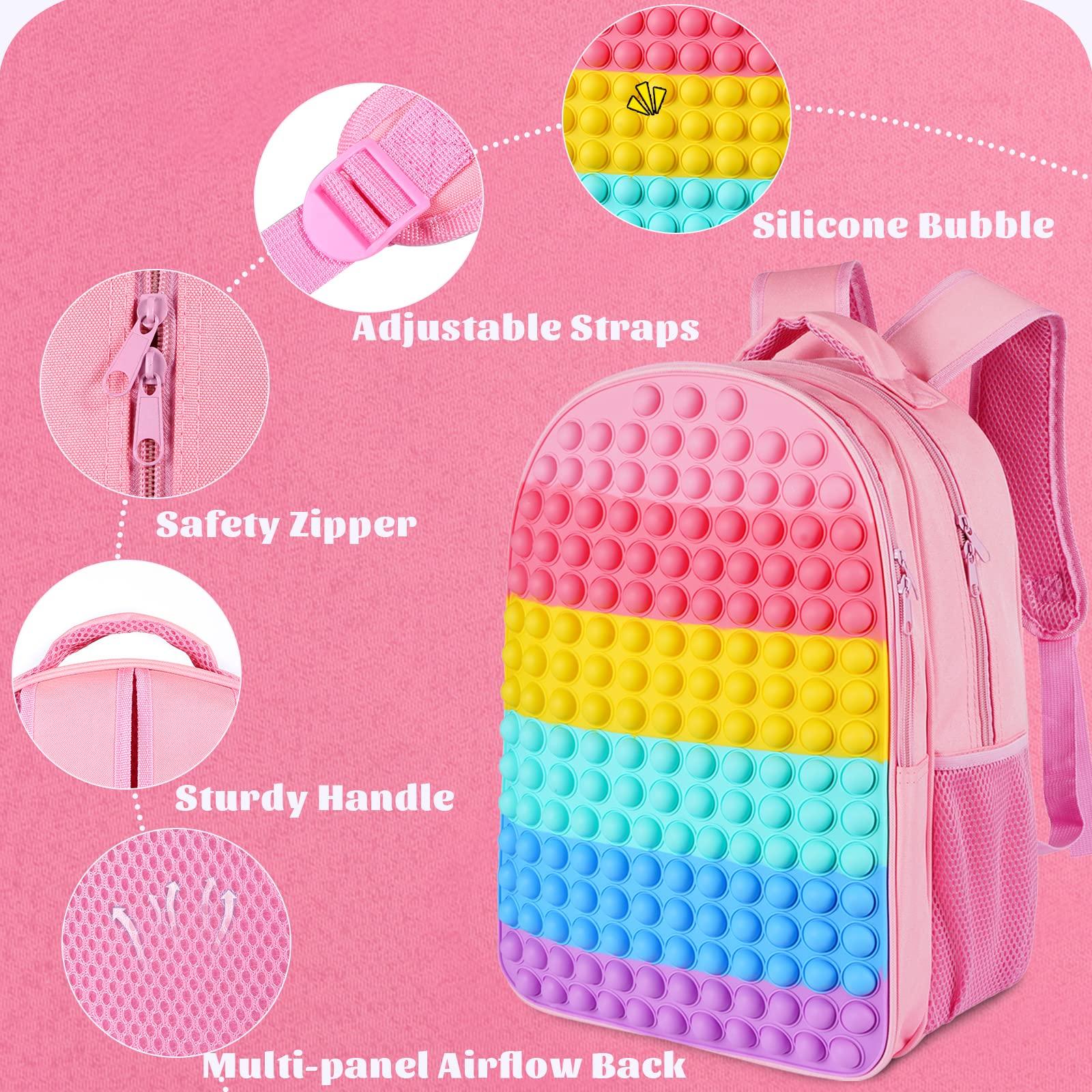 Riet Mathis onderhoud Woosir Rainbow Large Pop Backpack for Kids - Woosir
