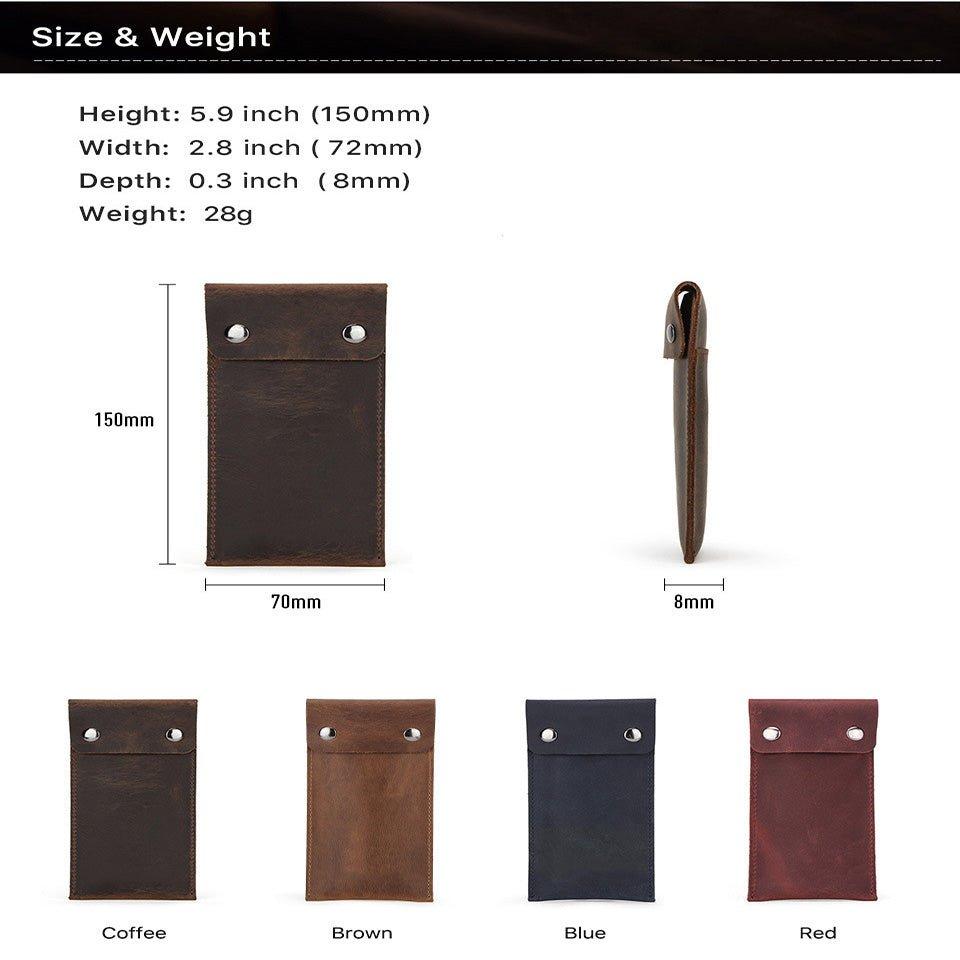Woosir Leather Single Watch Pouch for Men - Woosir