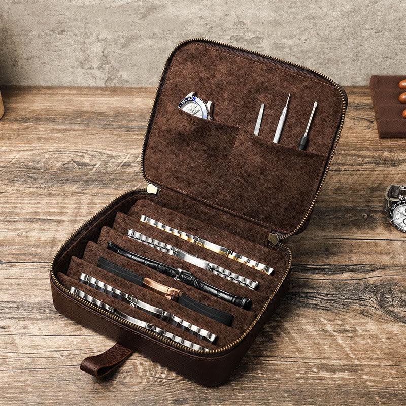 Woosir Leather Watch Band Portfolio for 6 Bands - Woosir