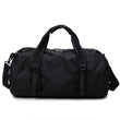 Black Duffle Bag Foldable Lightweight Travel Handbag - Woosir