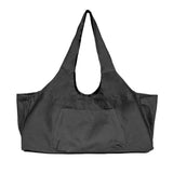 Canvas Large Yoga Mat Tote Sling Carrier with Side Pocket - Woosir