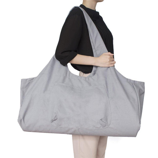  Yoga Mat Bag, Large Capacity Canvas Tote Bag with