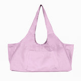 Canvas Large Yoga Mat Tote Sling Carrier with Side Pocket - Woosir