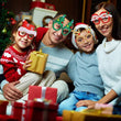 Christmas Ornaments Party Eyeglasses Frame (12 Pack) - Woosir