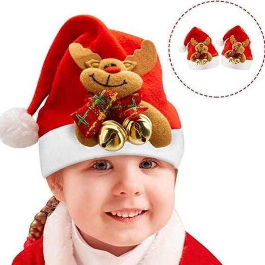 Christmas Santa Hat For Adult Child (5 pack) - Woosir