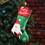 Christmas Stockings Candy Bag Gift Socks Hanging Accessories (3 pack) - Woosir