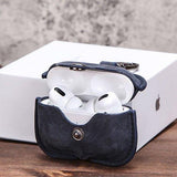 Crazy Horse Cowhide Leather Case For AirPods Pro3 - Woosir