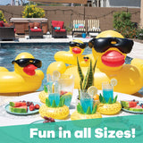Cute Duck Inflatable Pool Float Lounger - Woosir
