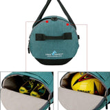 Duffel Sports Gym Bag Shoe Pocket Water Resistant - Woosir